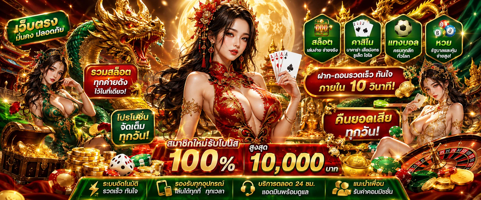 รวมค่ายเกมสล็อตแตกง่ายบน JACKPOTNAJA